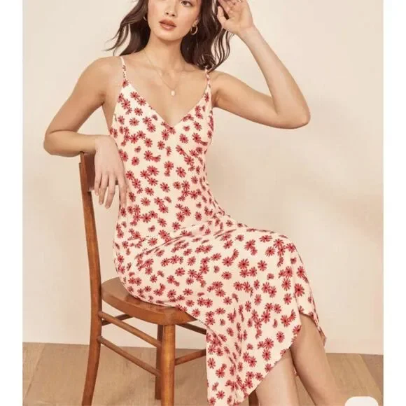Reformation Alexandria Floral Dress Size 0 - Picture 2 of 8
